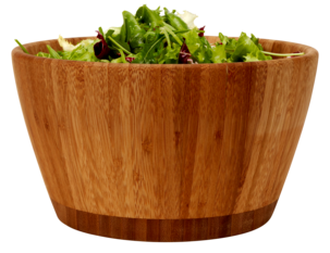 Salaattikulho ja ottimet