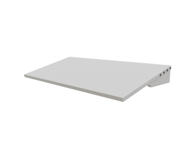 Tak till värmepump, i plåt för utedel