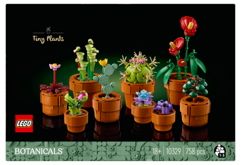 LEGO Icons Botanical Små växter 10329, från 18 år