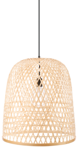 Northlight taklampe, bambus, Ø 50 cm