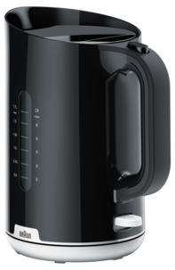 Braun Breakfast 1 Vedenkeitin WK1100BK, musta, 1,7 l