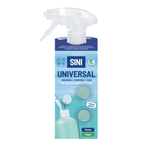 Sini Kevins Kvadratmeter allrengöring sprayflaska startset, 2 tabs