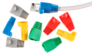 Böjskydd för RJ45 modularkontakt 20ST, Exibel