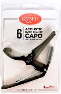 Kyser KG6B Capo för stålsträngad westerngitarr