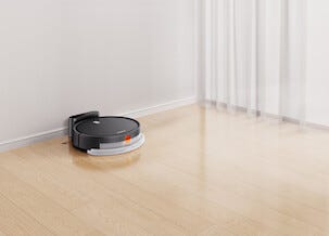 Xiaomi E5 robotstøvsuger med moppefunksjon, svart