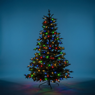 Juletre Orsa med RGB-lys, 210 cm
