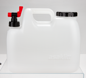 Asaklitt vanndunk, 15 l