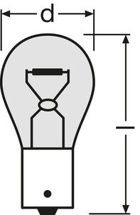Bilpære Osram BAU15s, PY21W