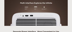 Wanbo Vali 1 Pro smart projektor, hvit