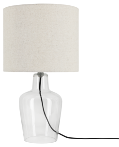 Northlight Nellie bordslampa glas, 44 cm