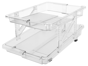 Tölkkiteline jääkaappiin, 2 kerrosta, säädettävä leveys