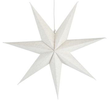 Northlight Joulutähti pellavaa