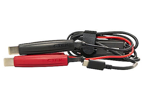 CTEK CS Free laddklämmor USB-C charge cable clamps