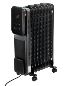 Öljytäytteinen lämpöpatteri, jossa pyörät, 2000 W, Cotech