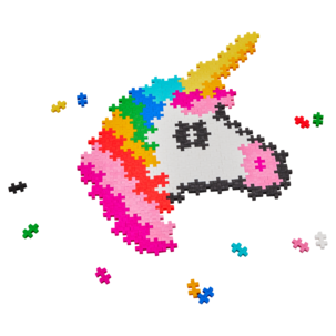 Plus Plus Puzzle By Number Unicorn 250 bitar, från 5 år