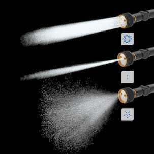 Fiskars stavsprinkler 3 funktioner, front trigger