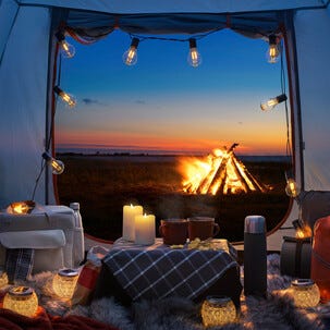 Ljusslinga glödlampor utomhus solcell, 7,2 m