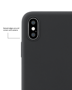 Holdit mobildeksel i silikon til iPhone X og XS

