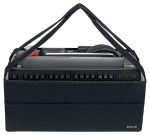 Leitz Office-In-A-Bag oppbevaringsveske til kontor, 3 rom