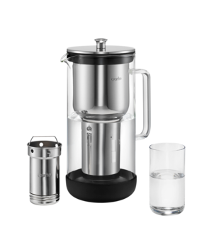 Aarke Purifier vattenfilterkanna glas, 2,4 l