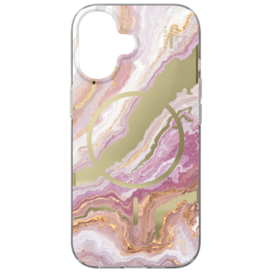 Ideal of Sweden Agate Halo mobilskal för iPhone 17, rosa