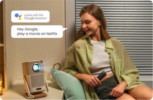 Yaber T2 Plus bärbar Full HD LCD projektor med NFC och JBL