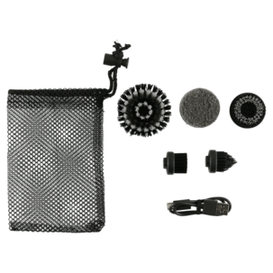 Elektrisk rengöringsborste med 5 borsthuvuden, USB-C