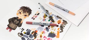 Copic Ciao Layer & Mix, pennor Warm Palette, 3-pack