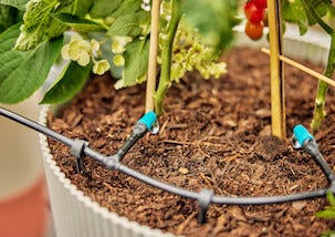 Gardena rörhållare 1/2 tum för Micro-Drip, 10-pack