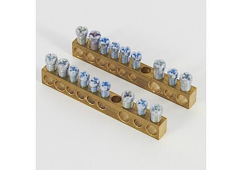 Jord/noll-skena 2-pack