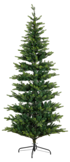 Julgran Orsa Slim 210 cm, smal gran med LED-belysning