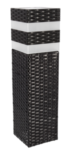 Pullert med solcellebelysning