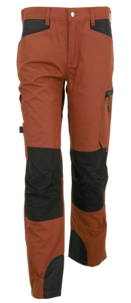 Arbetsbyxor stretch herr, rostbrun