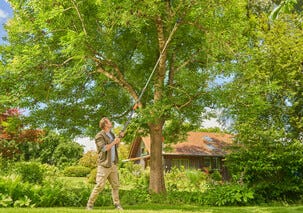 Gardena StarCut Pro L toppsaks, hagesaks med teleskopskaft 