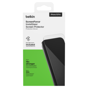 Belkin Recycled InvisiGlass iPhone 16 Pro skärmskydd