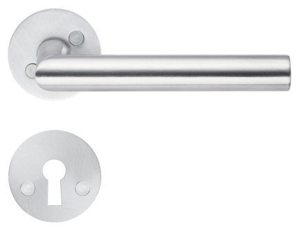 Beslagsboden dørhåndtak for innerdører, rustfritt stål 