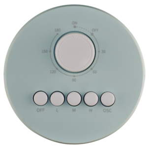 Pelarfläkt med 3 hastigheter och timer, 35 W