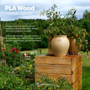 Addnorth PLA Wood Filament tre 1,75 mm, 500 g