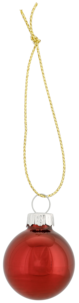 Julgranskulor glas 3 cm, 15-pack