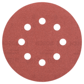 Bosch PEX/Orbit slipepapir P240 rondell 125 mm, 5-pakning