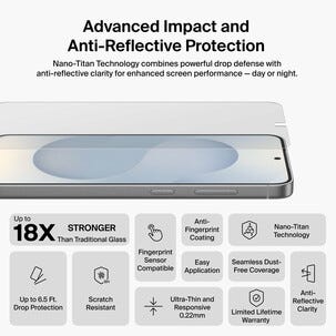 Belkin ScreenForce Titan skjermbeskytter for Galaxy S26