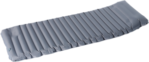 Uppblåsbart liggunderlag grå, 195×70×10 cm