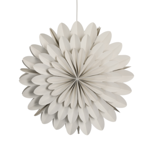 Northlight adventsstjerne i papp, blomster, 46 cm