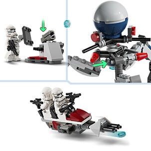 LEGO Star Wars Battle Pack klonesoldat og kampdroide 75372, fra 7 år