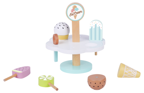 Glassar i trä, 9 delar, från 3 år