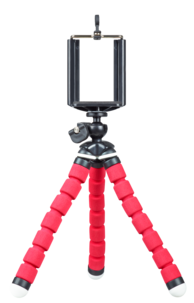 Stativ med hållare för smartphone