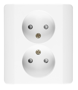 Vägguttag för infällnad