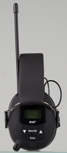 Hörselskydd med FM/DAB+ radio