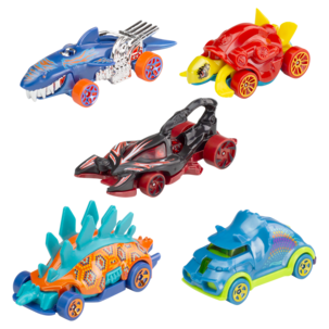 Hot Wheels Auto, 5 kpl, lajittelematon, yli 3-vuotiaille