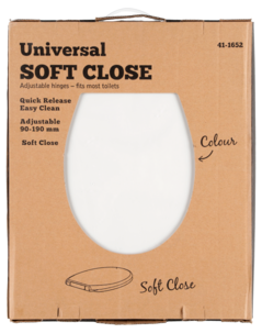 Toalettsete soft close universal PP-plast
